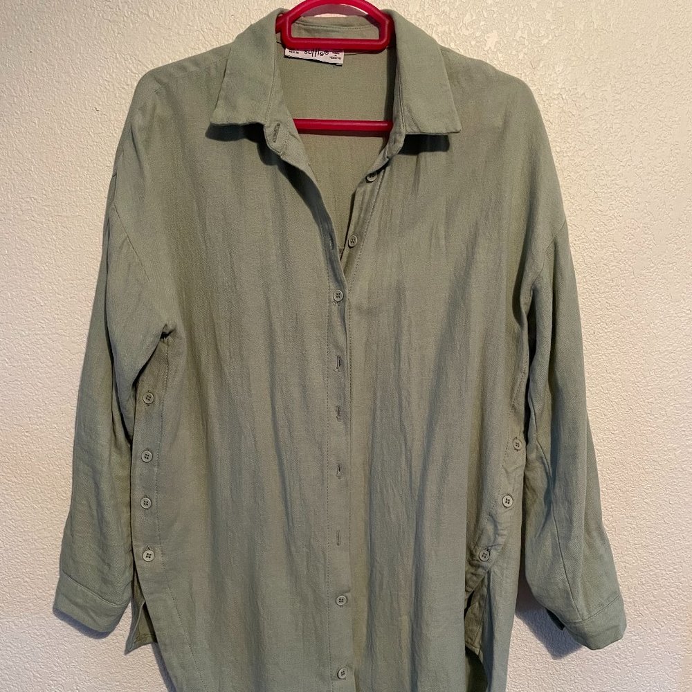 Pastel Green Shirt
